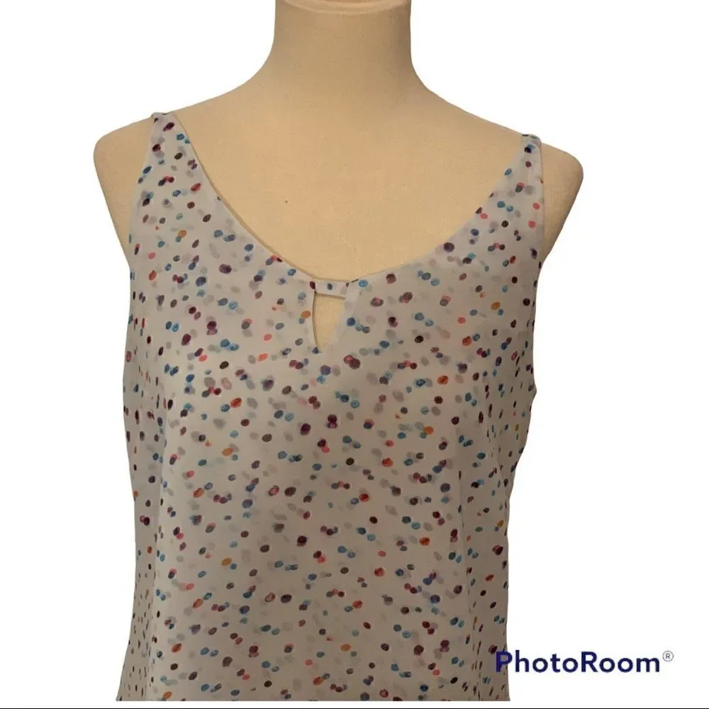 CAbi Confetti Polka Sot Tank XS